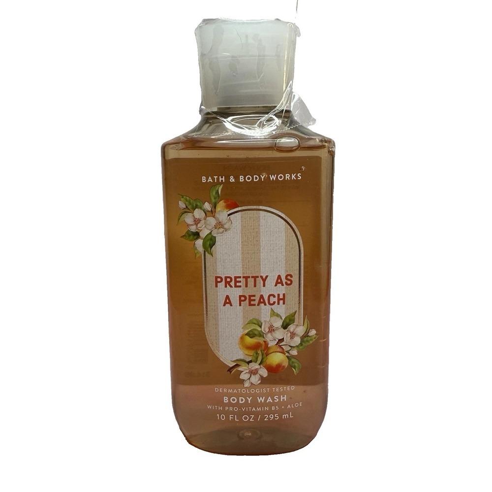 Bath & Body Works Body Wash Pretty‎ As A Peach 10 oz Shower Gel New Full Size